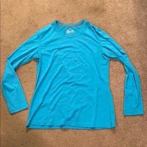 Nike DriFit shirt Carolina Panther blue Large